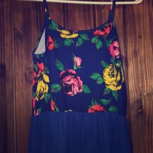 Long blue maxi